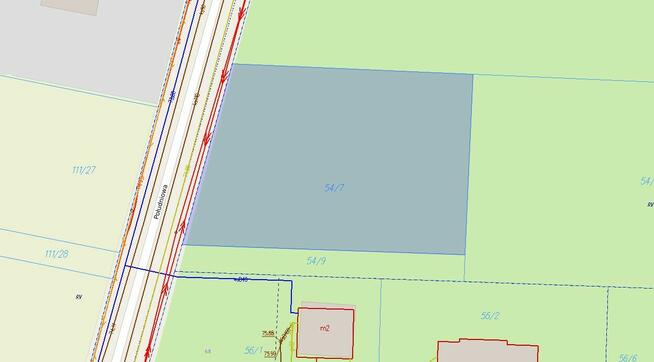 Działka budowlana, 1652 m2, MPZP