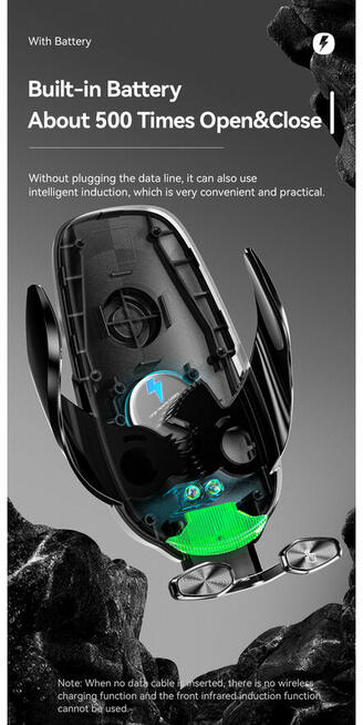 ESSAGER A4 Uchwyt / ładowarka bezprzewodowa samochodowa