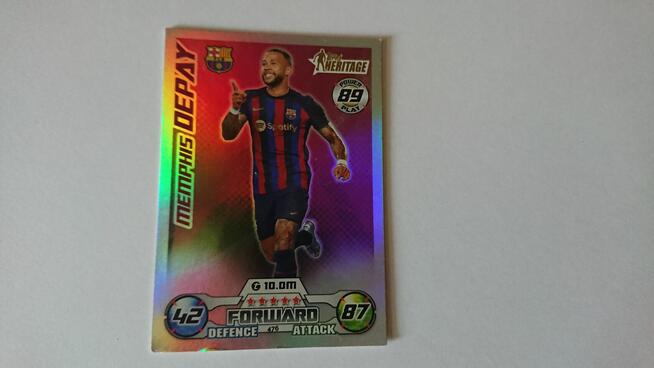 ^^ Karta z wizerunkiem Holend. Piłkarza MEMPHISA DEPAY^^