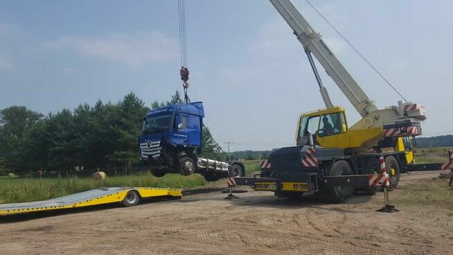 Pomoc drogowa Laweta Holowanie Serwis Mobilny Dźwig koparki