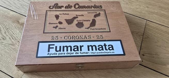 Kanaryjskie Cygara Flor Canaria Fumar Mata - 25 sztuk