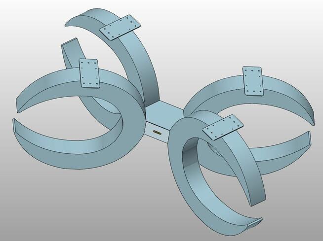 Noga stół 3D rama stolik biurka glamou biuro pająk meble