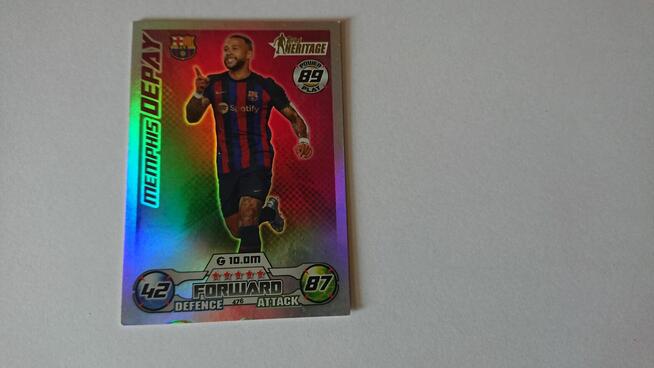 ^^ Karta z wizerunkiem Holend. Piłkarza MEMPHISA DEPAY^^