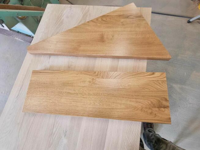 Schody drewniane ,stopnie , trepy ,stopnice, blaty debowe