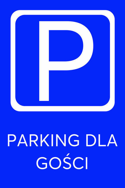 Tabliczki, tabliczka Parking tylko dla klientów różne rozmia