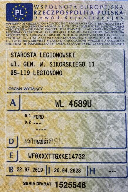 Ford Transit MAXI L4H3 FV VAT 23% Bezwypadkowy PRZEBIEG !!