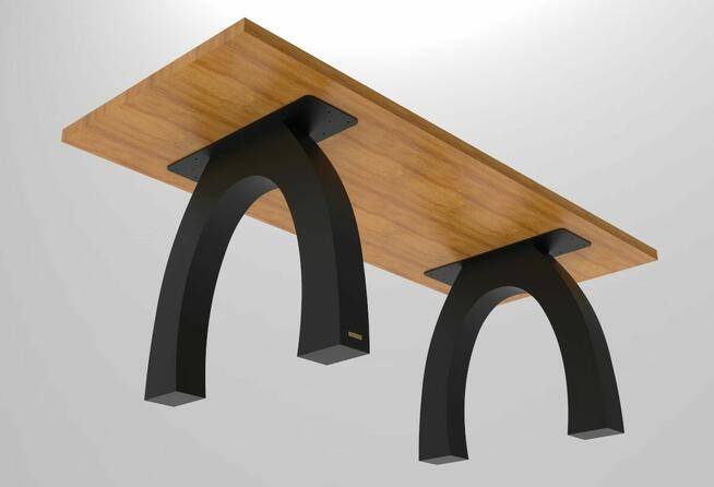 Nogi pająk stołu 3D rama biurka stolika glamour noga meble