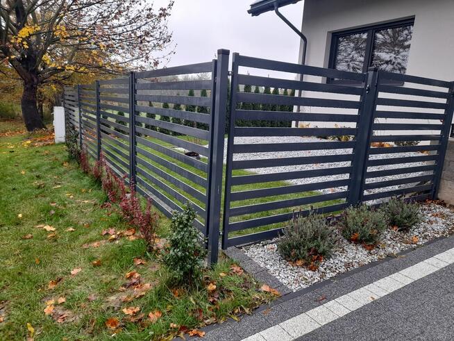 Brama przesuwna wypełnienie Aluminium, bramy przesuwne