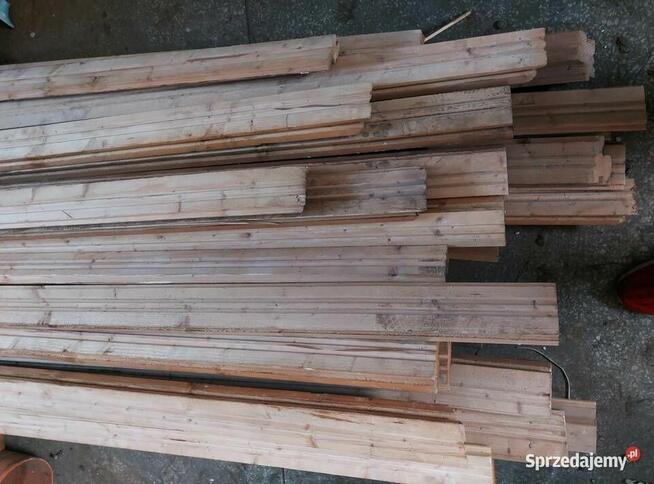 Sprzedam 70 szt Profile Bukowe ,Heblowane na zakładkę