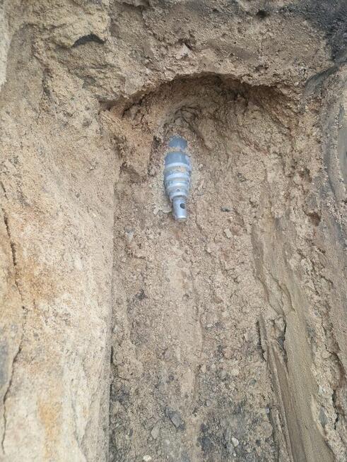 Przeciski wbijanie rur stalowych przyłącza wod-kan