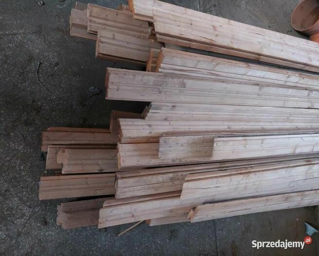 Sprzedam 70 szt Profile Bukowe ,Heblowane na zakładkę