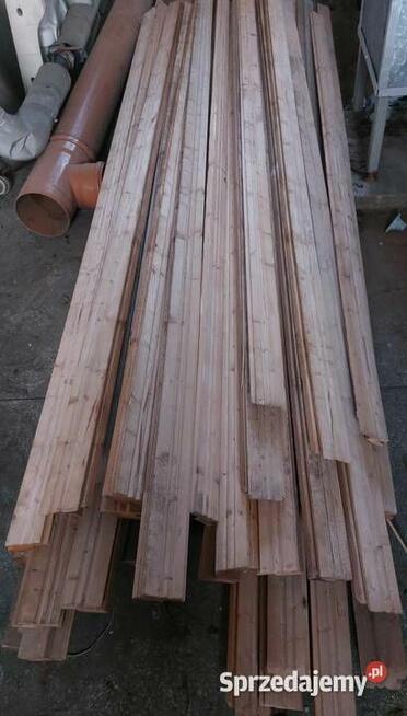 Sprzedam 70 szt Profile Bukowe ,Heblowane na zakładkę