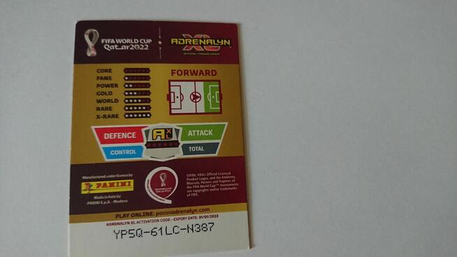 ^KARTA FIFA World Cup Qatar 2022 Limited RAHEEM STERLING^