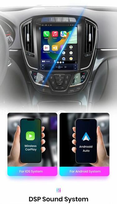 Radio opel insignia 2014-2018 Android 4G+wifi 4G 64GB+ kamer