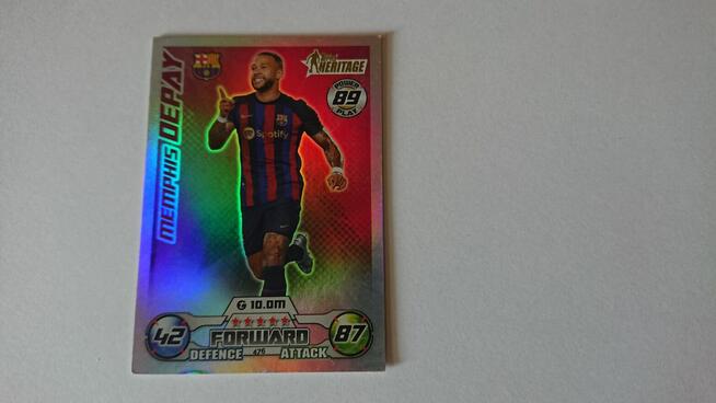 ^^ Karta z wizerunkiem Holend. Piłkarza MEMPHISA DEPAY^^