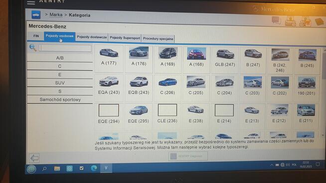 Laptop DELL Xentry Mercedes 2025 +interfejs SM2 PRO