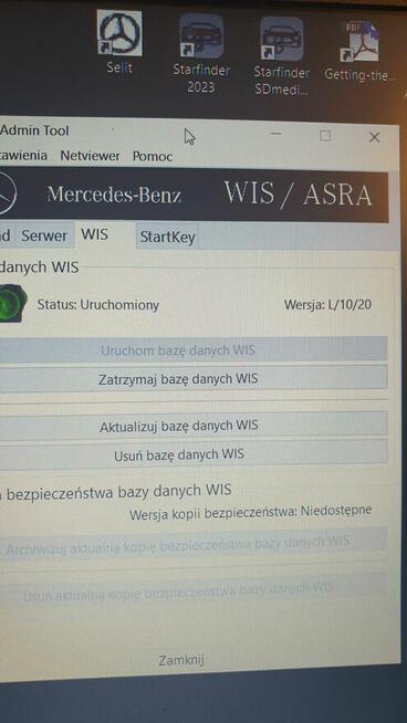 Laptop DELL Xentry Mercedes 2025 +interfejs SM2 PRO