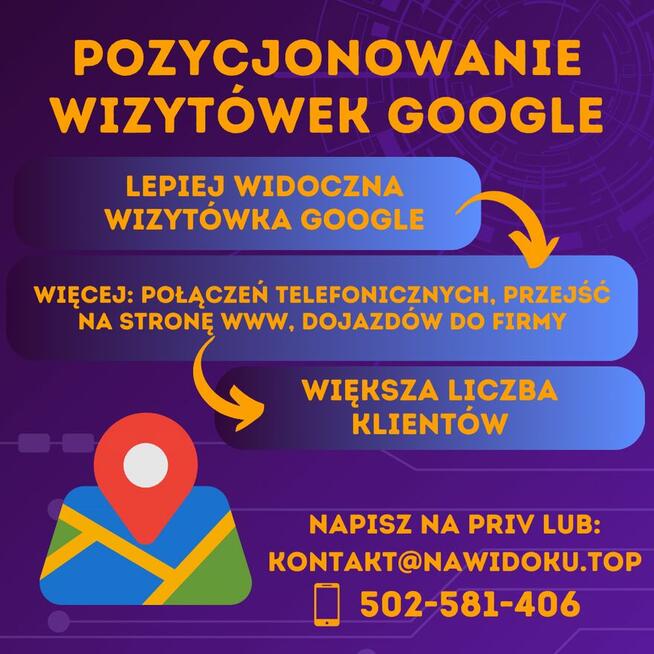 Pozycjonowanie wizytówek Google - daj się zauważyć!