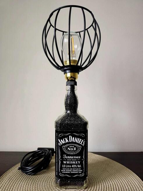 Oryginalna lampka retro z butelki Jack Daniels