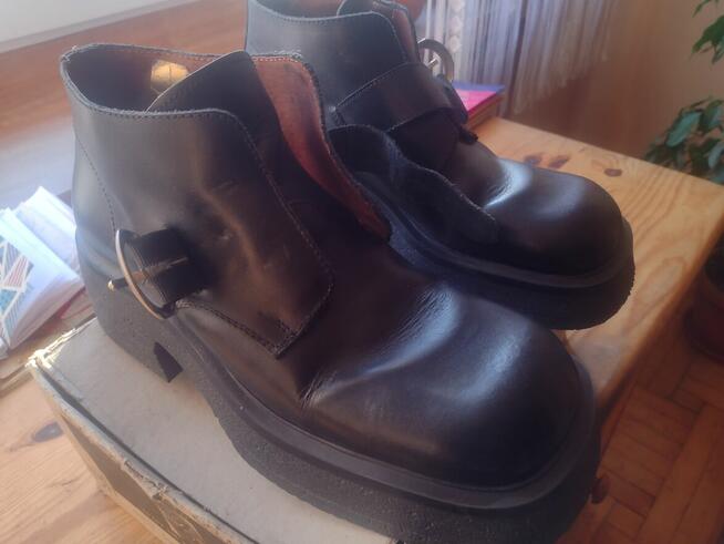 Buty męskie, prawdziwa skóra, używane stan jak nowy