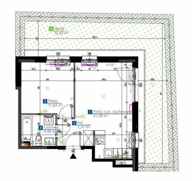 Okazja! Gotowe 2 pokoje z ogródkiem Mokotów