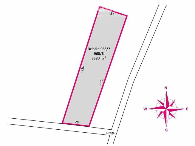 Działki w Racławówce 35,8ar z warunkami zabudowy