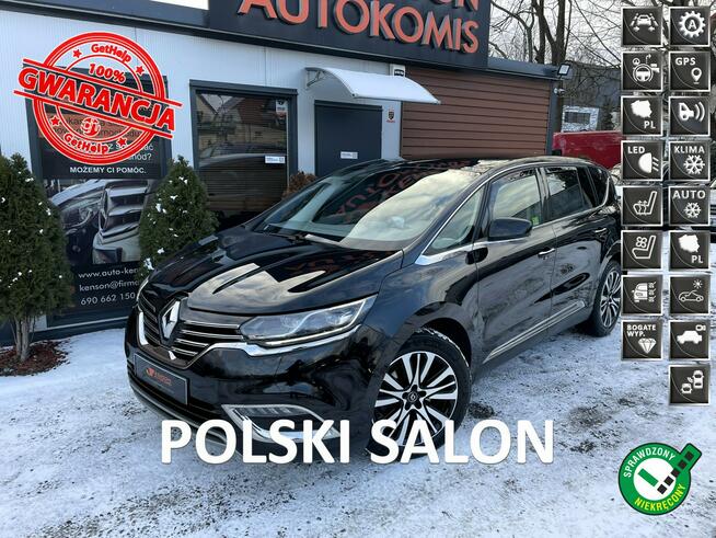 Renault Espace Salon PL, Full LED, Klima, Navi, Temp, Asystenci, Wentyle, Masaże,BOSE