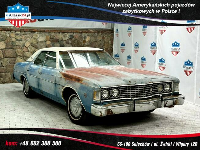 Ford inny Galaxie 500 1973 ładna patyna kompletny do odnowienia silnik v8