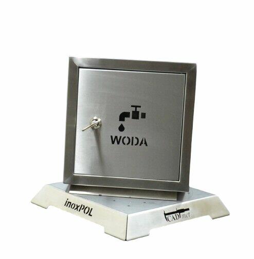 Szafka na zawór wody INOX