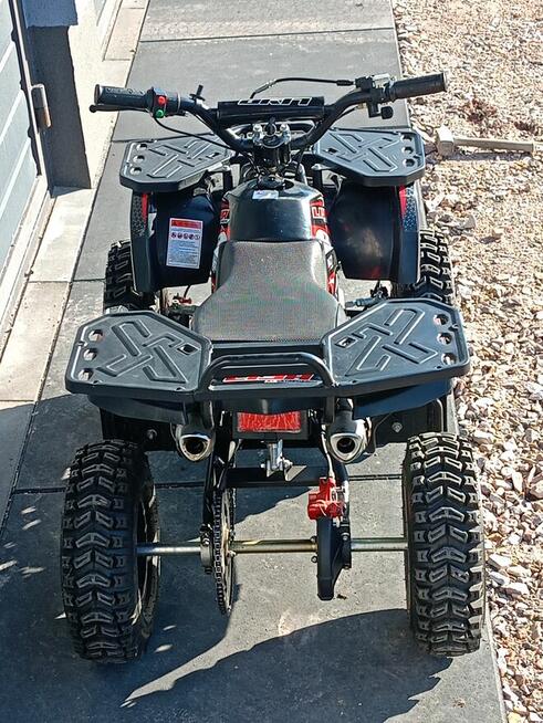 Quad 50cc dla dziecka, kontrola prędkości!