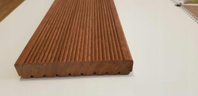 Deska tarasowa egzotyczna merbau ryflowana KL. FAS KD 25x145