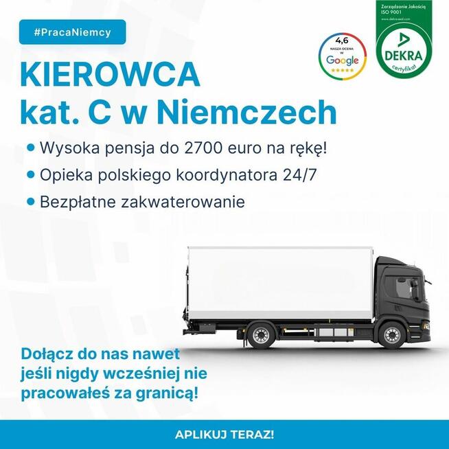 kierowcy CE lub C do pracy w Niemczech- RÓŻNE OFERTY