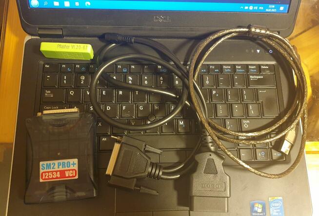 Laptop DELL Xentry Mercedes 2025 +interfejs SM2 PRO