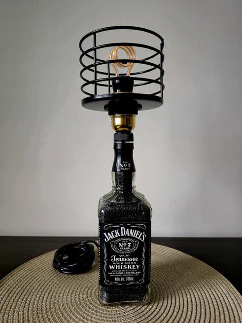 Oryginalna lampka retro z butelki Jack Daniels