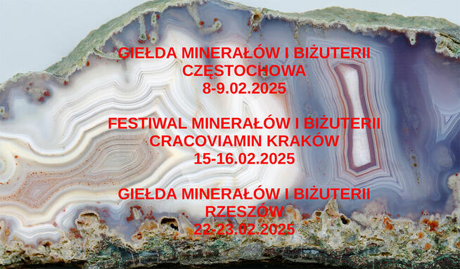 Giełda Minerałów i Wyrobów Jubilerskich Rzeszów 22-23.02.25