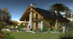 Domy z bali, sauny ogrodowe, zadaszenia tarasów.