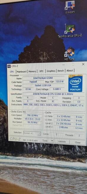 Płyta główna Gigabyte GA-B85M-DV, 4GB RAM, Pentium G3260 3,3