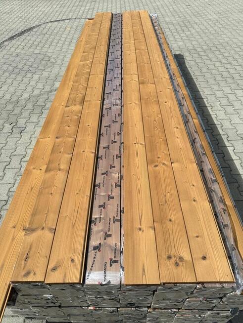 Deska drewniana thermo świerk szczotkowana RUSTIC 20x140 C3