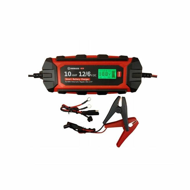 Ładowarka automat mikroprocesorowa Enerblock 6/12V & 4/10A