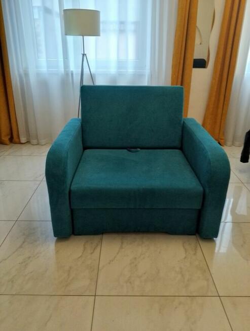 Zadbany kompletTapczan rozkładany plus Amerykanka