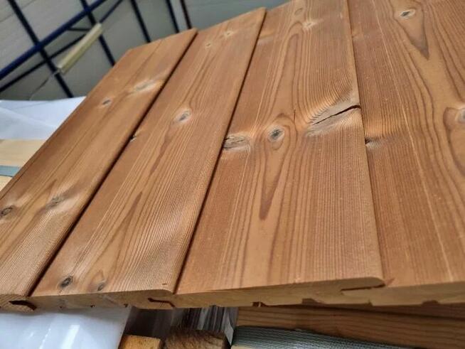 Deska drewniana thermo termo sosna 26x140mm Profil Diagonal