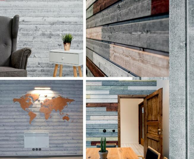 DESKA BOAZERIA PANELOWA DO WNĘTRZ RUSTIK ŚWIERK 12X120X2400