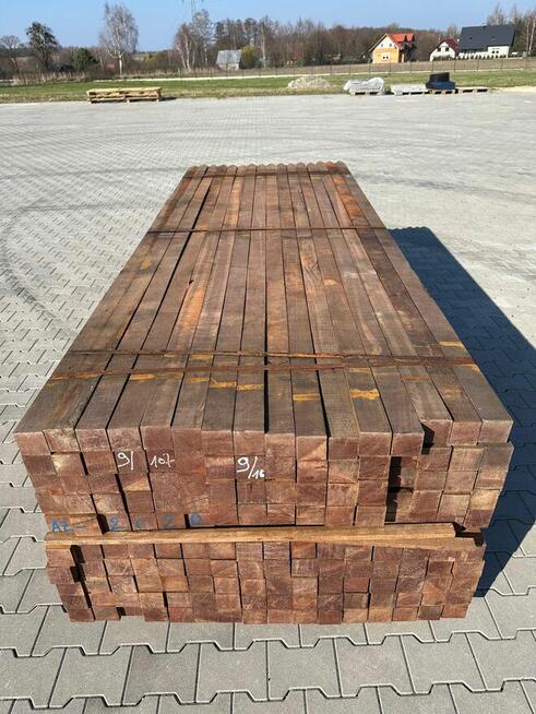 LEGAR KANTÓWKI DREWNO EGZOTYCZNE AZOBE Lophira alata 70x70mm