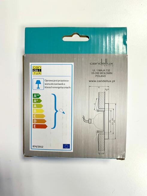 Nowa oprawa halogenowa okrągła czarna Led okrągła Candellux