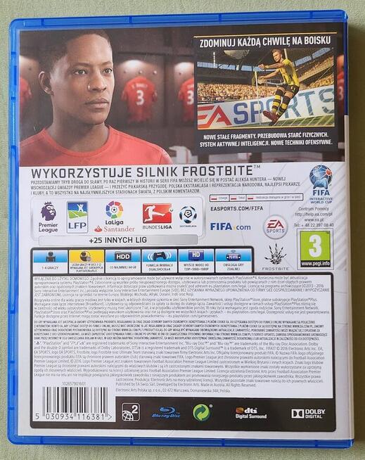 Gra Fifa 17 na PS4 PL