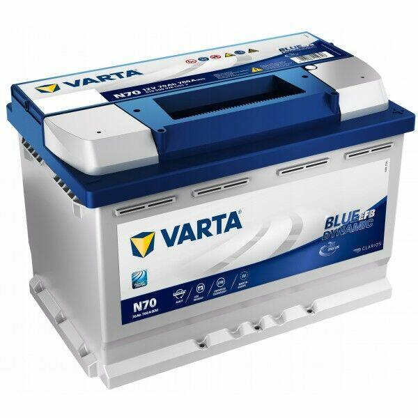 Akumulator Varta Blue EFB START&STOP 70Ah N70 DARMOWY DOWÓZ