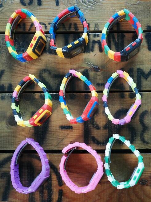 LEGO Zegarek Klocek klocki elektroni cyfrowy młodzież dzieci