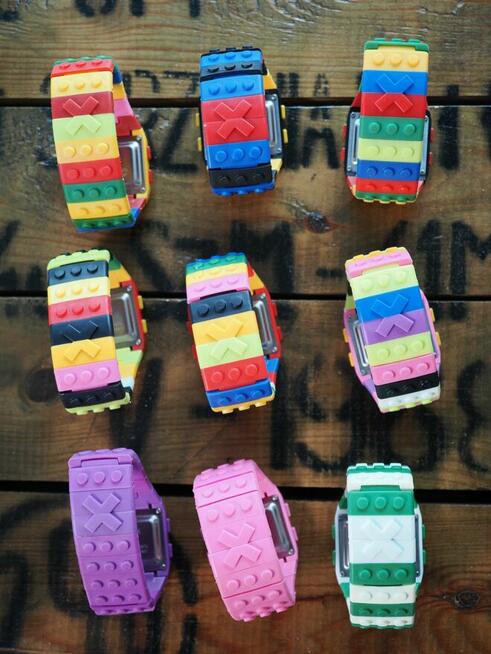 LEGO Zegarek Klocek klocki elektroni cyfrowy młodzież dzieci