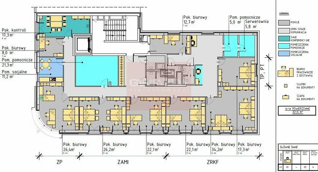 Powierzchnia biurowa Warszawa Mokotów