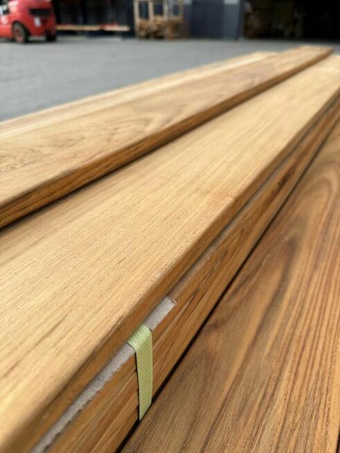DESKA TARASOWA EGZOTYCZNA TEAK TIK DREWNO TEKOWE 20x120x1500